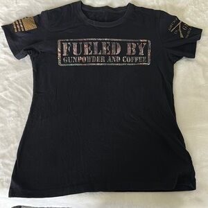 Grunt Style Fueled by Gunpowder and Coffee T-Shirt